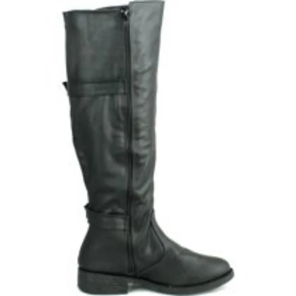 Bamboo Jagger High Zip Equestrian Boots 5.5 - Picture 2 of 7
